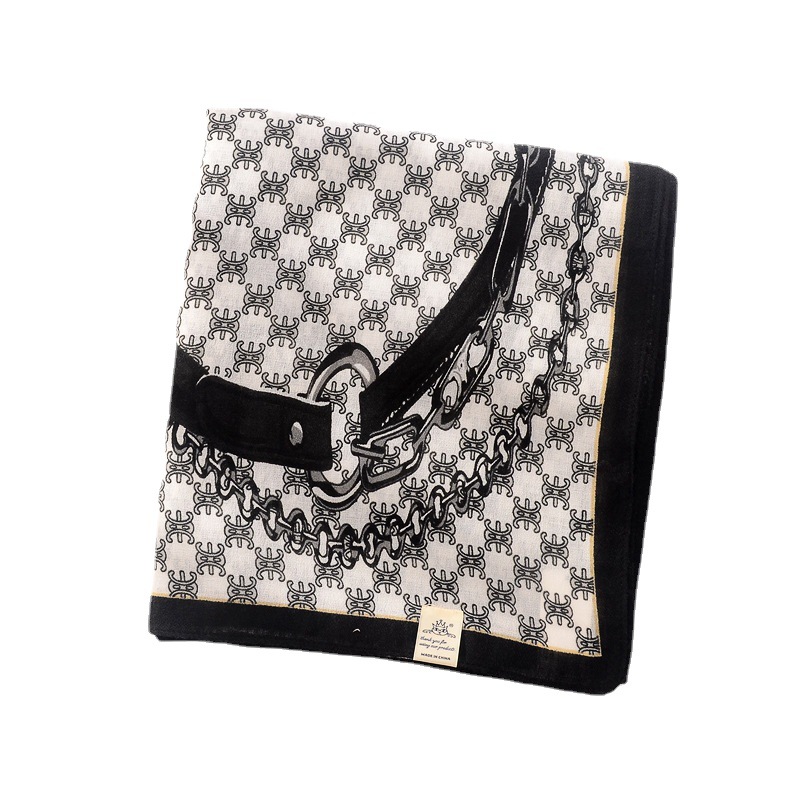 2021 primavera y verano cálido aire acondicionado chal protector solar bufanda algodón y lino sensación Toalla de playa Otoño e Invierno nueva carta bufanda para mujeres