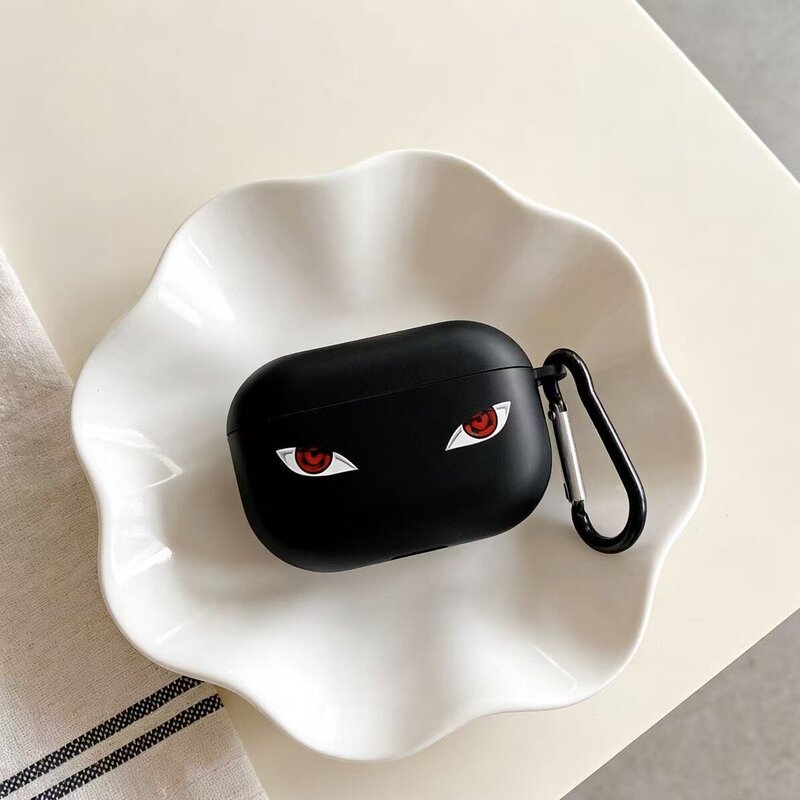 Naruto AirPods Pro2 Protective Cover 3Rd Generation Bluetooth Earphone Case Uchiha Sharingan 5Th Generation Anime Trend