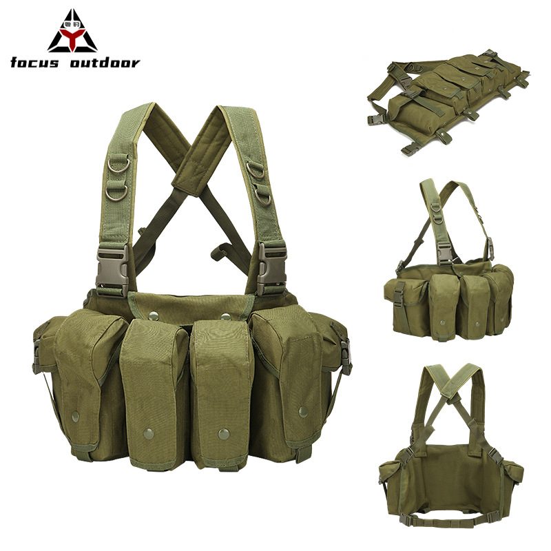 Chaleco para deportes al aire libreБро Жжи bet. Chaleco táctico AK Bellyband, cuerpo cruzado ligero y transpirable