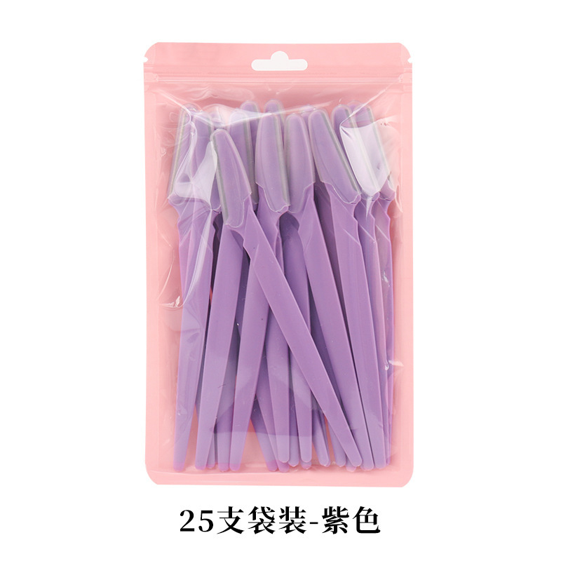 跨境代贴标签批发60支/瓶眉刀DIY化妆美容工具眉毛修眉刀工具用品|undefined