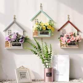 北欧室内房间墙面装饰挂花餐厅店铺墙壁创意挂件客厅墙上壁挂饰品