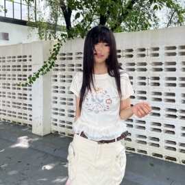 好好家 辣妹宿命感/绝美穿搭复古工装短裙子女低腰字半身裙