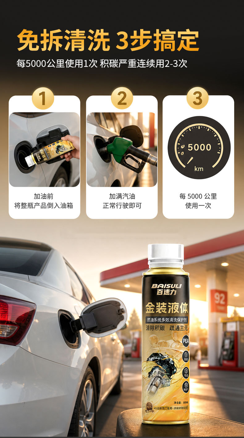 New Product: Fuel Additive for Carbon Deposit Removal, High-Efficiency Cleaning Agent for Automotive Three-Way Catalytic Converters and Engines, Wholesale Version in Stock