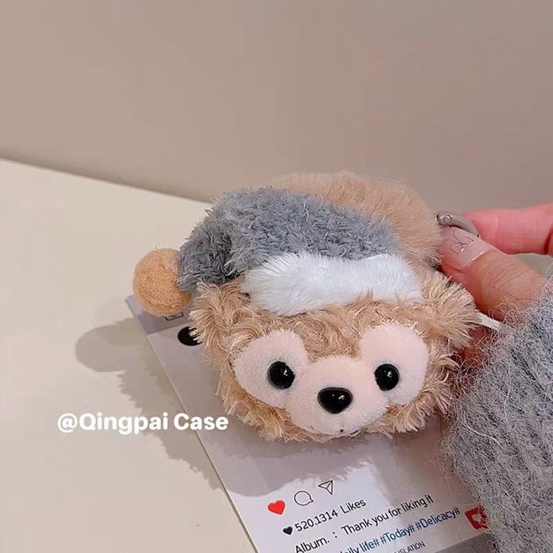 Plush Three-Dimensional Duffy Bear for airpods4 Apple Bluetooth Wireless 2/3 Generation Pro2 Headphone Cover Female Lanyard
