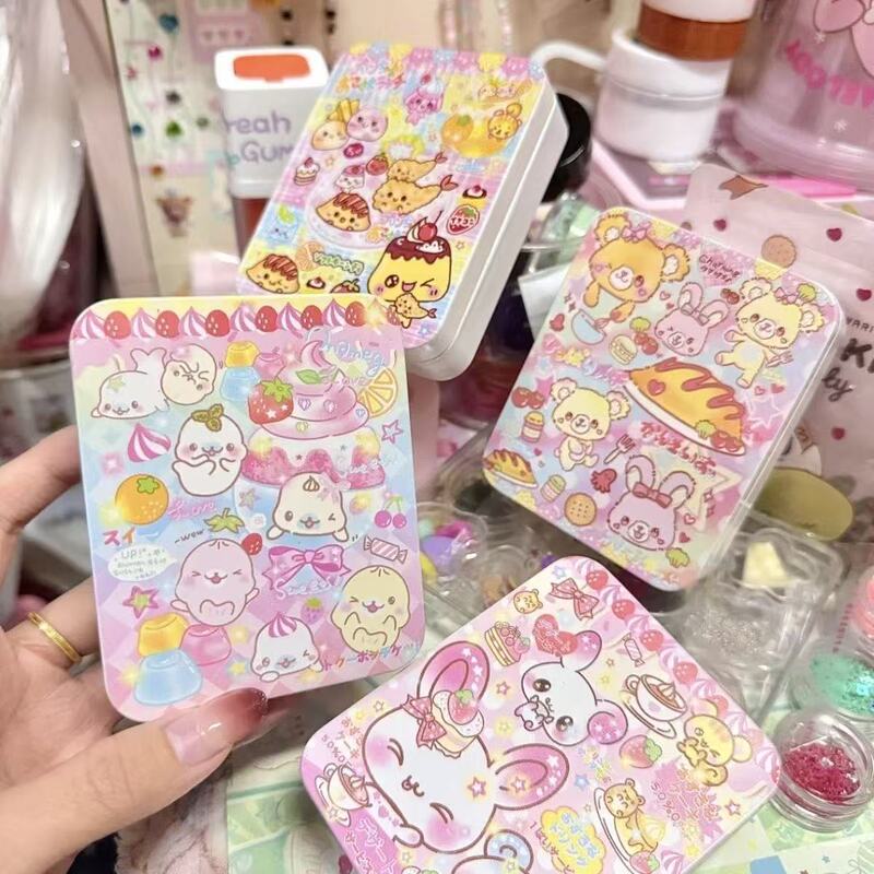 かわいい夢のようなブリキの箱イン収納ステッカー Guka スターアルバムフォトカードデスクトップ収納ハンドブック高価値|undefined