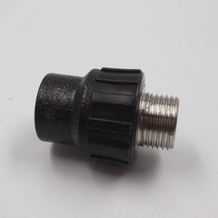 立勤 HDPE外牙直接外絲直接外絲直通工程家裝PE管件