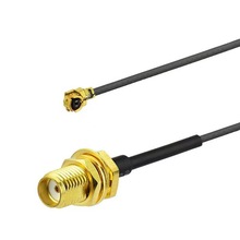 天线转接线射频同轴SMA母头母针外螺内孔馈线连接端子线
