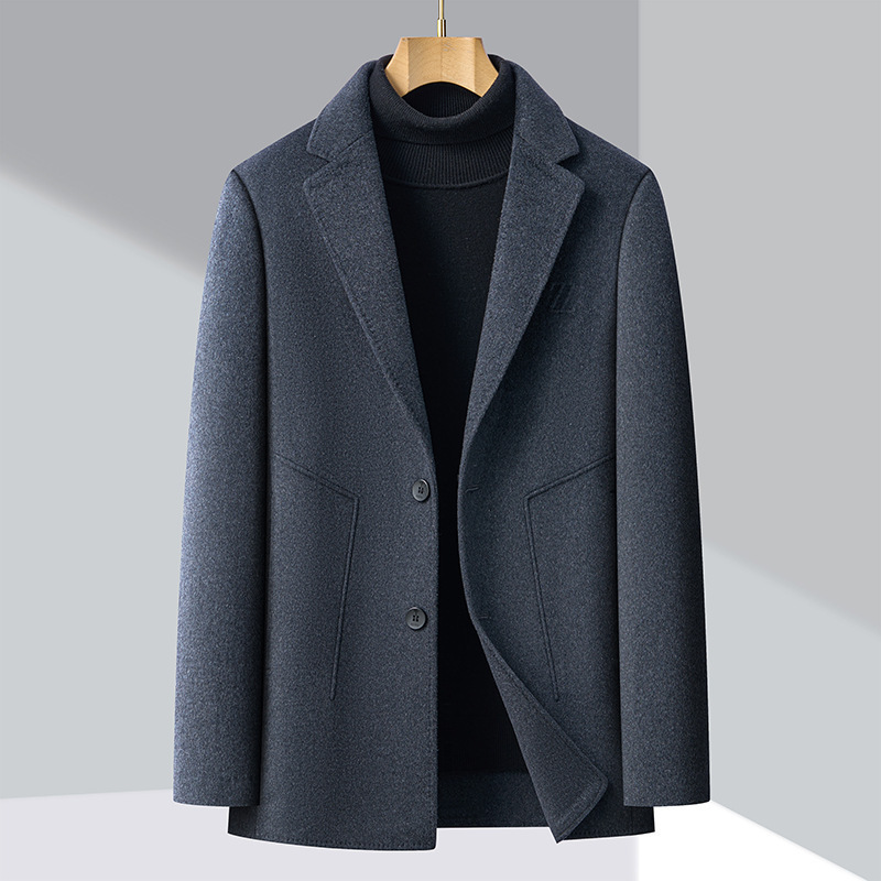 High-End Wool Jacket Coat 2025 Spring and Autumn Business Casual Suit Collar Fashion Versatile Dad Top High-End Wool Jacket Coat 2025 Spring and Autumn Business Casual Suit Collar Fashion Versatile Dad Top