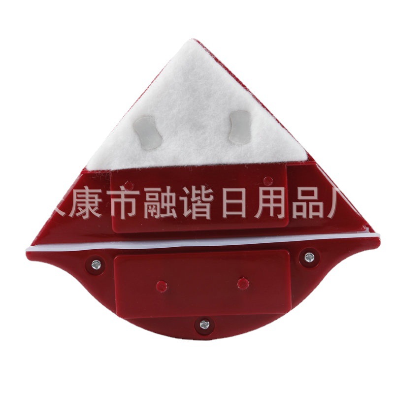 Limpiador de vidrio de doble cara para el hogar Limpiador de ventanas de gran altura triángulo magnético limpiador de vidrio de doble cara en stock al por mayor