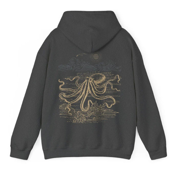 Octopus Hoodie Beachy Hoodies