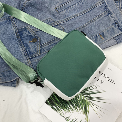 Crossbody bag for women new small bag cute nylon bag for female students Korean version Japanese literary ins single shoulder small square bag