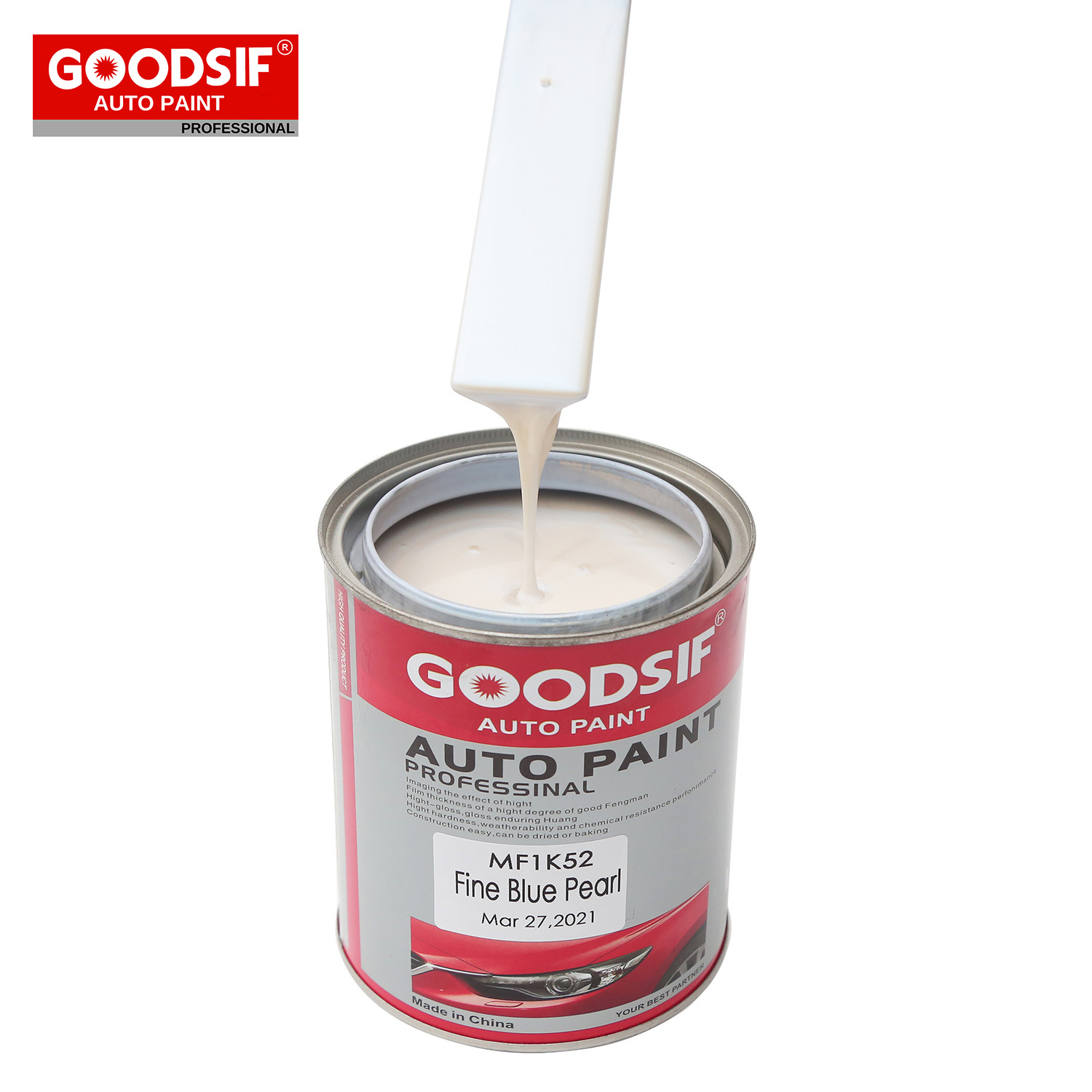 【厂家直销】美师傅1K各色粗珍珠汽车漆色母补漆珍珠油漆汽车涂料