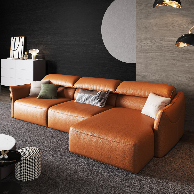 Capsule eléctrica espacial de primera clase, lujo ligero de gama alta, sofá de tela de tecnología de sala de estar moderno y minimalista personalizado