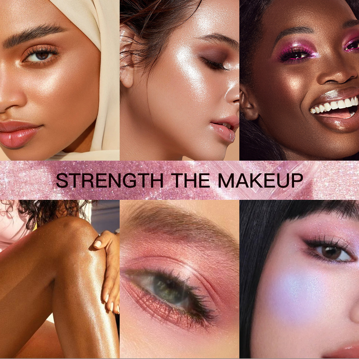 USHAS Cross-border Pearl Eye Shadow Liquid High-Light Mat Brillo Brillante Diamante para las estrellas de Navidad