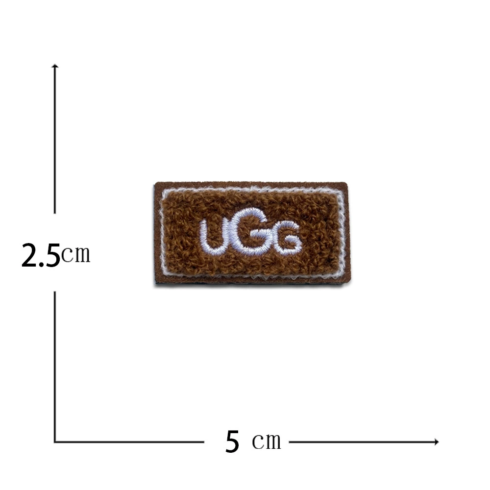 Miu полоток вышивка UGG квадратные носки декоративная вышивка тканевые наклейки у источника пятна смешанная вышивка камера может использоваться как нашивка пост