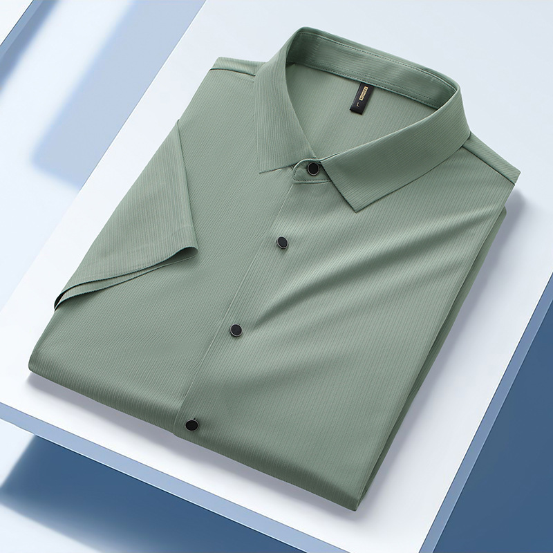Summer Short-Sleeve Jacquard Polo Shirt for Men 2026 New Style Cardigan Lapel Shirt Short-Sleeve Tennis Sports T-Shirt Wholesale Summer Short-Sleeve Jacquard Polo Shirt for Men 2026 New Style Cardigan Lapel Shirt Short-Sleeve Tennis Sports T-Shirt Wholesale