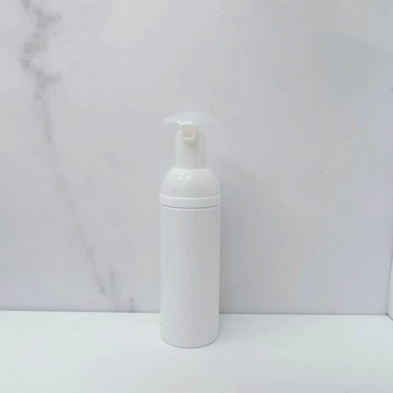 60ml / 2oz botella de espuma rosa, botella de espuma de pestañas, botella de espuma de mousse, botella de espuma de desinfectante de manos blanca y negra
