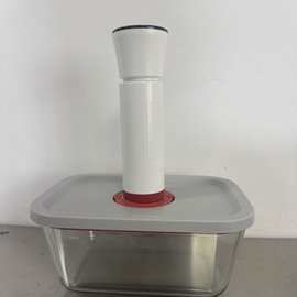 抽真空保鲜盒可微波炉加热玻璃饭盒食品级密封盒便当盒冰箱收纳盒