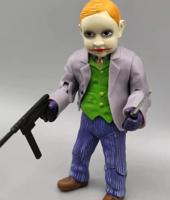 Superhéroes justicia unida acero Batman guerra superman puede hacer a mano modelo de muñecas adornos