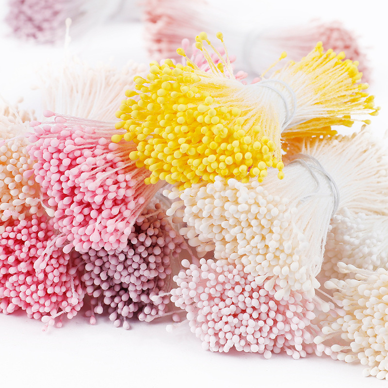 1mm matte flower core Korean match head diy plaster flower core headdress handmade decoration material wholesale simulation flower core