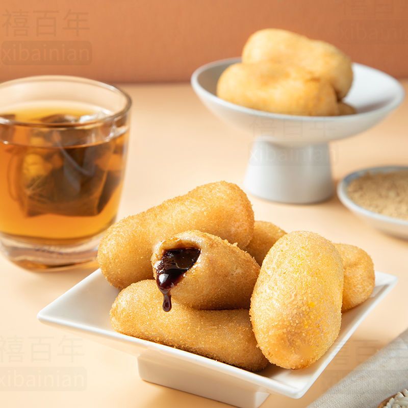 红糖爆浆糍粑流心糍粑餐饮批发年糕红糖糍粑纯糯米手工融厨商用厂