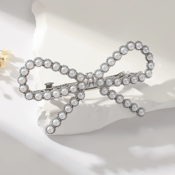 From pearl, silver
