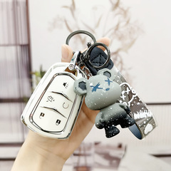 適用凱迪拉克鑰匙套ct5 xt5 xt4 xts ct6 atsl srx殼包扣男女高檔