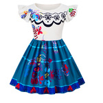 魔法奇缘女童公主裙米拉贝尔cosplay童裙伊莎贝拉表演服装清仓