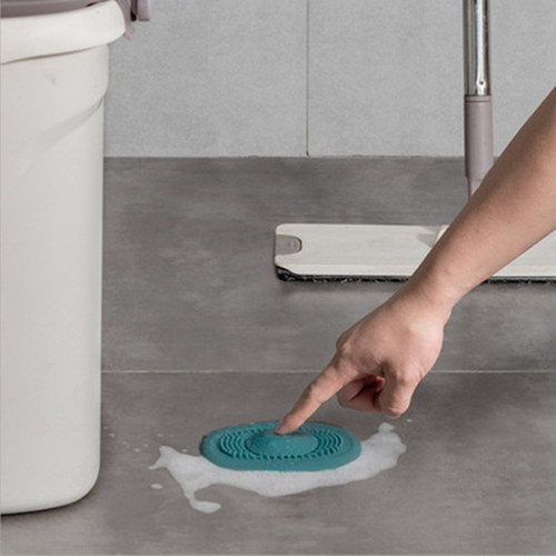 New Press-Button Kitchen Sink Drain Cover, Square Bathroom Floor Drain Cover, Water Drain Filter