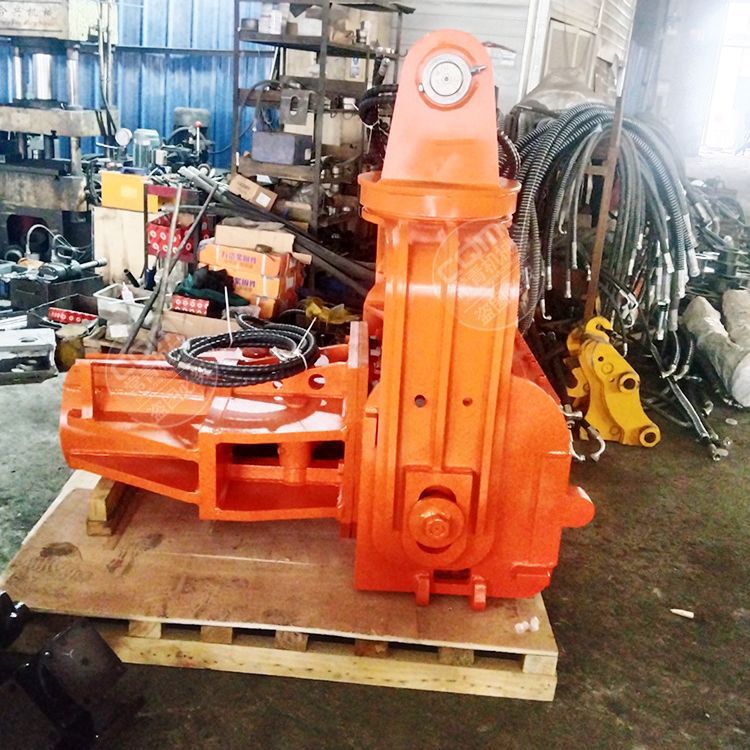 光伏打桩机防汛振动打桩锤围栏水泥木桩打桩机护坡河道高频植桩机