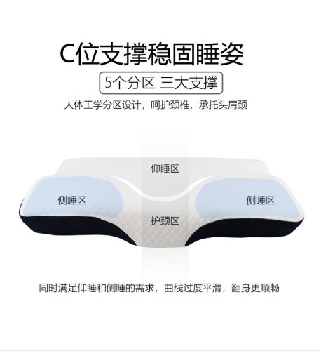 Cross-border Amazon manufacturer neck pillow, hotel home pillow core, slow rebound anti-snoring pillow, memory pillow pillow wholesale