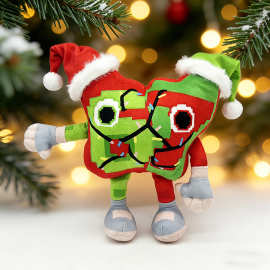 跨境新品 festive 67 plush 窃取脑腐圣诞67毛绒玩偶公仔
