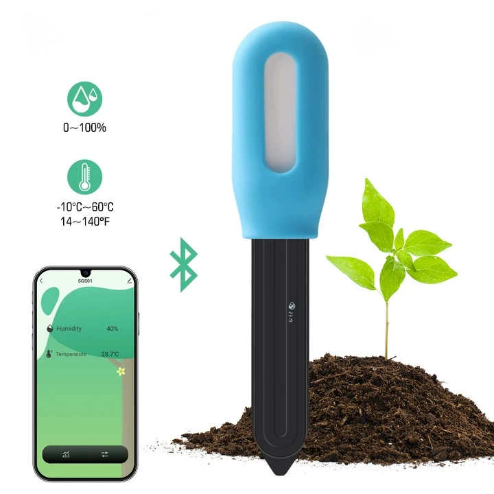 Трансграничный умный APP соединяет влажность почвы детектор в помещении горшечный сад посадки влажность почвы тестер