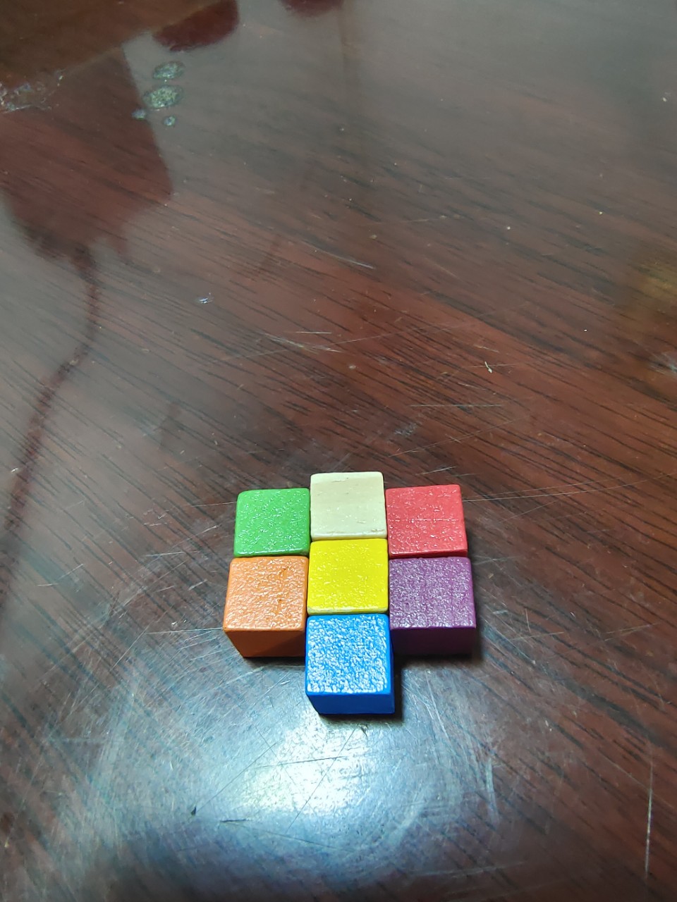 Children's cube, constructor, 1cm