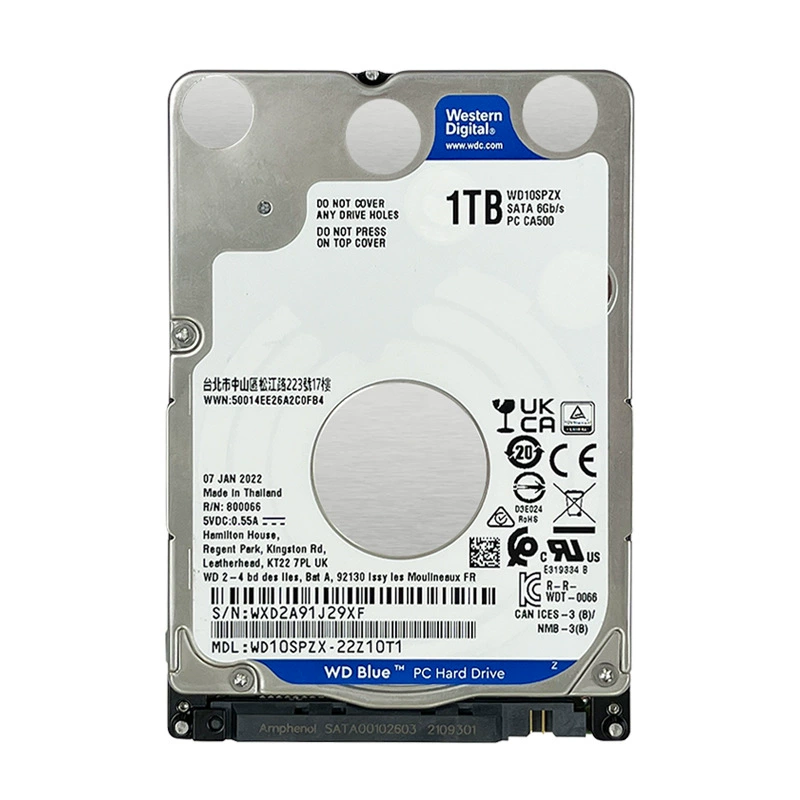 WD Western Digital 2.5-дюйма 1Т 2Т 4Т 5Т Laptop компьютерная техника Жесткий диск 5400 Скорость SATA3