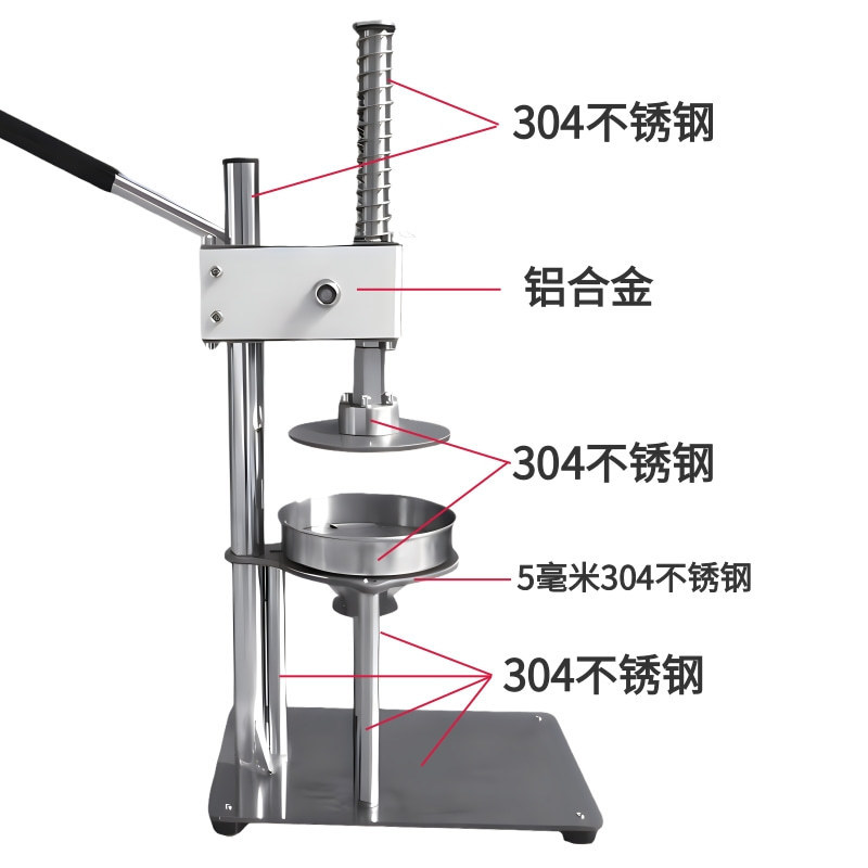 Keyuanda acero inoxidable mano prensa de jugo naranja granada fruta nueva máquina de exprimir jugo manual