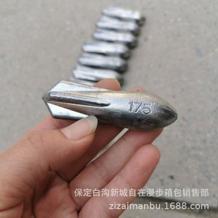 Wholesale Bullet Heart Lead Drop Missile Shape Lead Drop Sea Rod Throwing Rod Explosion Hook Anti-Hanging Bottom Lead Drop Remote Fishing Gear
