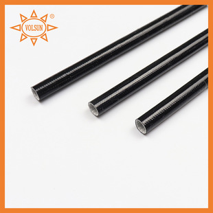 Multi-size and multi-color tear-resistant silicone rubber fiberglass sleeves for motors with inner fiber and outer glue fiberglass tubes