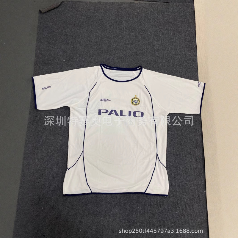 2025 新しい ins トレンディなブランド同じラインスプライシングプリントアウトドアスポーツとレジャー diy トップス tシャツ卸売|undefined
