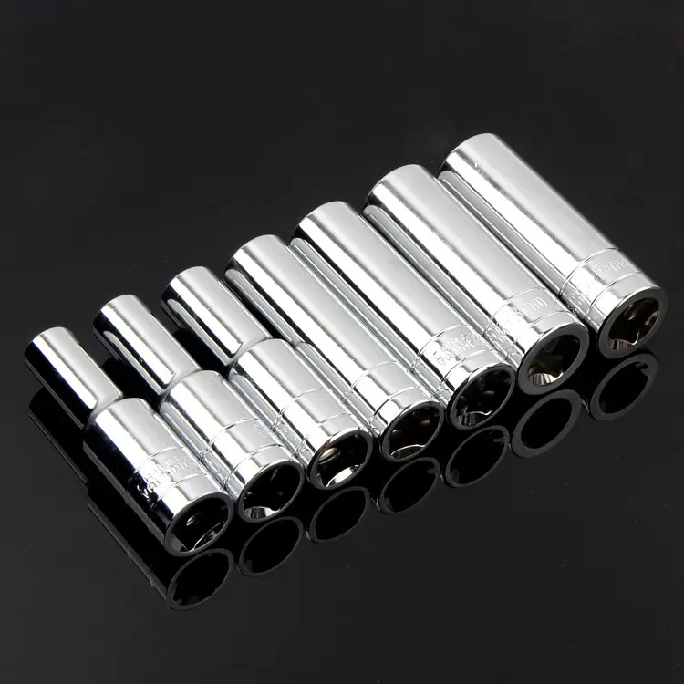 1/2镜面大飞加长六角套筒扳手12.5mm系列汽保工具铬钒钢套筒头子