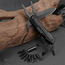 Folding Knife Pliers with Screwdriver Head EDC Combination R