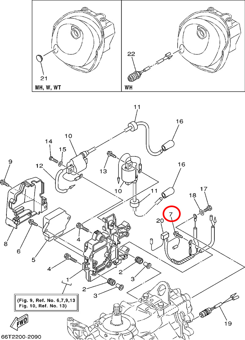 31)翟墨DEMONS舷外机船外橡皮艇冲锋舟六角法兰面螺栓90109-06M80