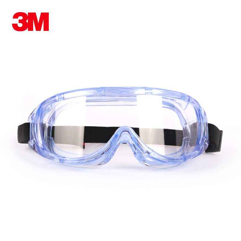 3M1621护目镜防飞溅防冲击劳保电焊防护眼镜骑行透明防尘防风防沙
