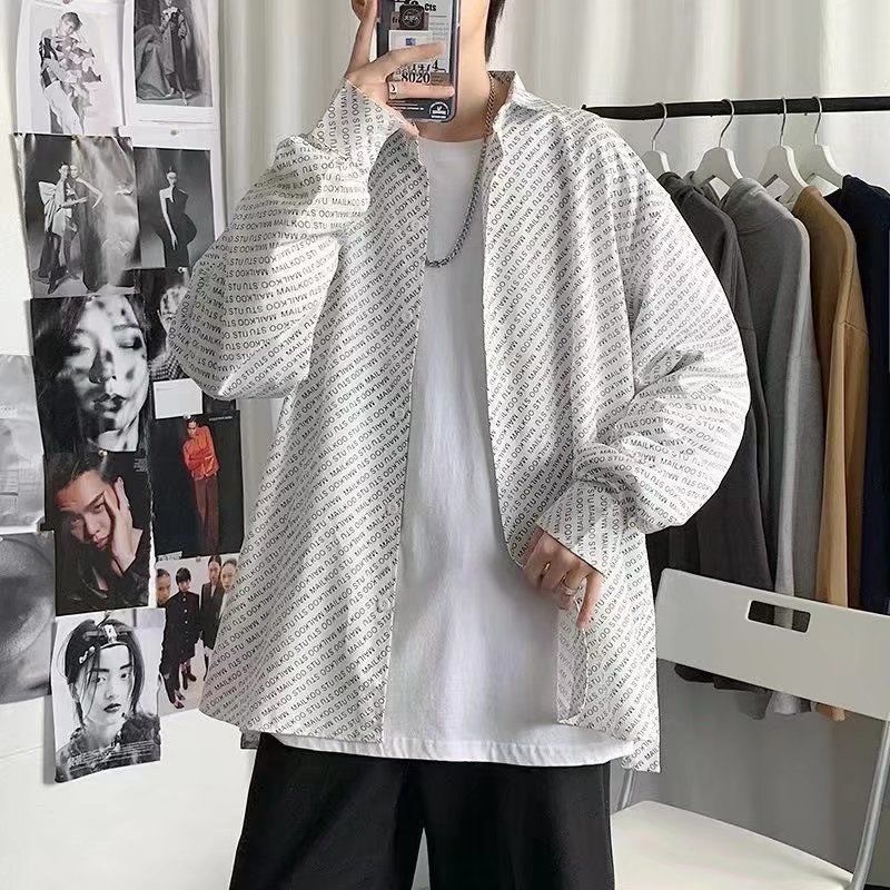Yc95 white high quality cool silk cotton shirt