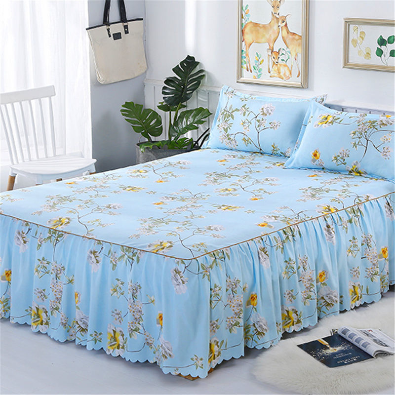 Una sola cubierta de cama de color sólido cubierta de cama de cama coreana sábanas de cama 1 m 1.5 / 2.0 m