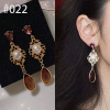 Classic earrings from pearl, ear clips, no pierced ears