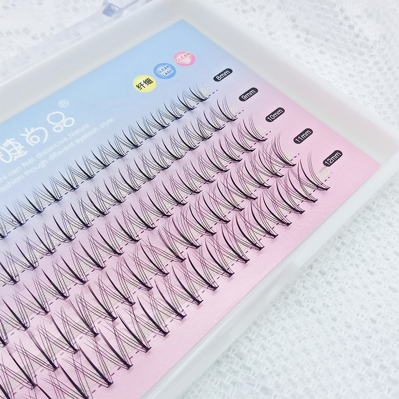 Pestañas lindas Shangpin Flor de hadas Injerto de pelo pestañas postizas auto-injerto de flores de pelo cinco filas paquete mixto Barbie sandwich pestañas