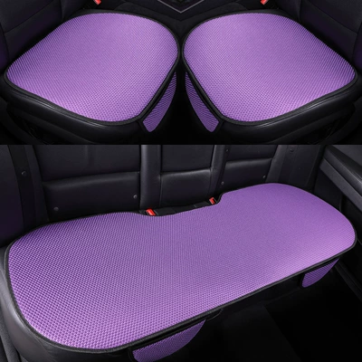 Seat cushion, seat cover – Cushions, Ice Silk Summer Seat Cushions - violet-ice-silk-thickened-version-front-seat-cushion-one