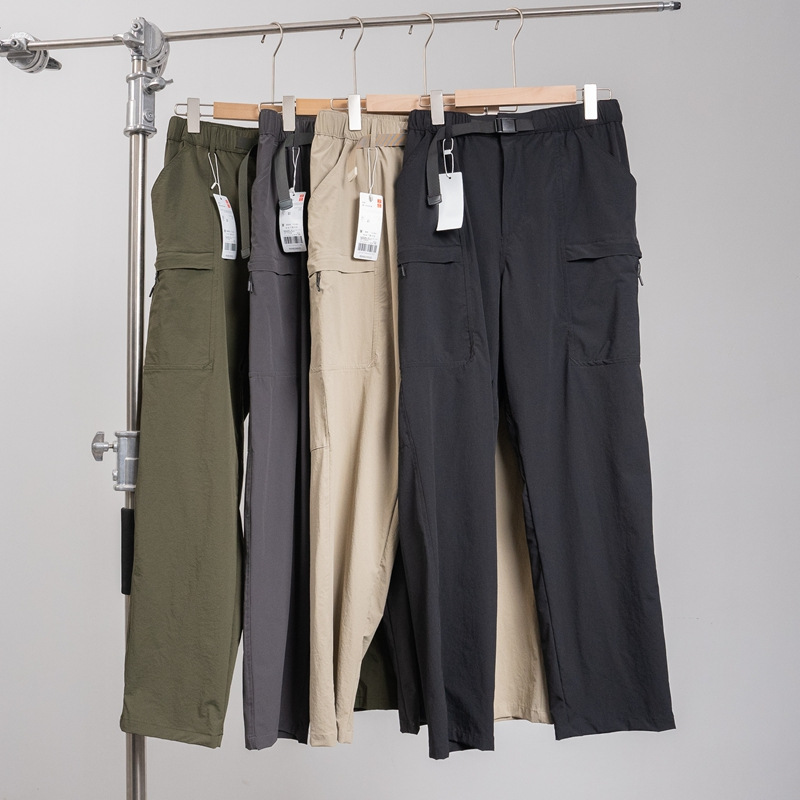 Men's Elastic Casual Pants Outdoor Water-Repellent Functional Cargo Pants Unisex Casual Pants Pocket Pants Men's Pants