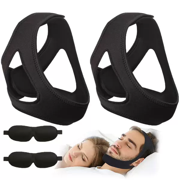 Cross-Border Anti-Snoring Device for Mouth Breathing, Triangular Chin Support for Men and Women, Anti-Snoring Strap, Anti-Snoring Device, Jaw Protection Strap, Anti-Snoring Belt